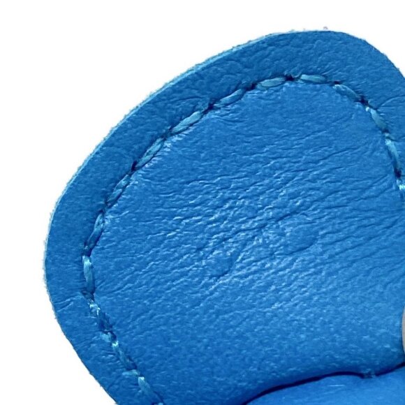 Auth HERMES Rodeo Charm PM Blue Zanzibar Agneau Milo U Bag Charm - Picture 5 of 8